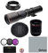 High-Power 500mm/1000mm f/8 Manual Telephoto Lens for Panasonic Lumix GH5 GH4 GH3 GX85 G85 GX850 GX8 GX7 G7 G6