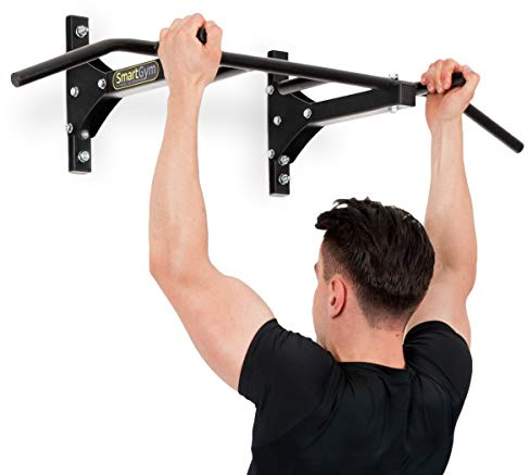 Marbo Sport, armhävstång, fitness gymnastikstång inomhus, tung lastplugg, slingtränare för väggmontering eller takmontering, 8 monteringshål, SmartGym SG-12