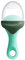 Boon B11414 Pulp, Mint, Silicone Spoon with Small Holes Ideal for Toddler Self-Feeding, Suitable for Babies from 6 Plus Months
