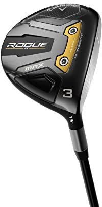 Callaway Golf 2022 Rogue ST MAX Fairway Wood (Mano Derecha, Eje Ventus 60G, Flexible rígido, 3 Maderas)