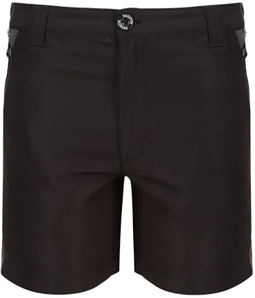 Regatta Unisex barn Sorcer Mntshrtiii shorts, Svart, 3-4 Years