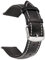 MaEiol 22mm Leder Armband für Huawei Watch GT 5 Pro 46mm /Huawei Watch GT 5/GT 4/GT 3/GT 2 46mm, Damen Herren Leder Ersatzarmband Armbänder für Huawei Watch 4 46mm /Huawei Watch 4 Pro 48mm - Schwarz