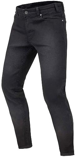 REBELHORN Classic III Jeans da Moto Uomo | Fodera in Fibra Aramidica | Protezioni Ginocchia e Fianchi SAS-Tec | Skinny Fit