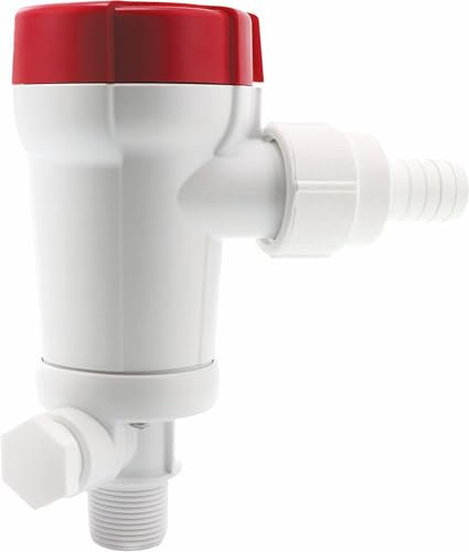 Rule 601FC, Livewell Pump, 12V, 500 GPH, Straight Seacock