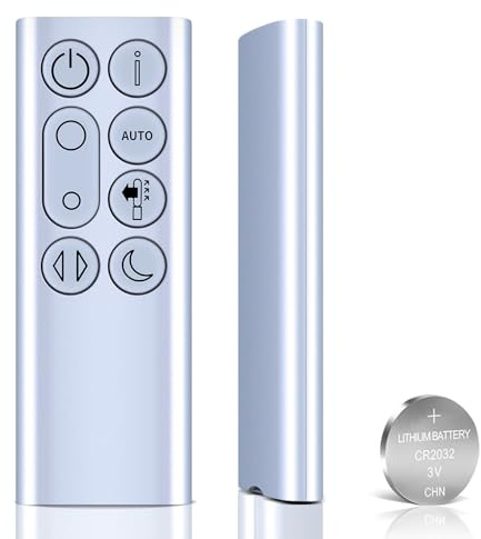 Replacement Remote for Dyson Pure Cool Series (TP04/TP06/TP09/DP04/TP07/TP4B/TP4A) Compatible with Dyson Pure Cool Tower/Desk Fans-Silvery