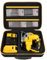 ANKHOH Koffer für Dewalt 20V MAX XR Stichsäge DCS334B/DCS335B, Stichsäge, Elektrowerkzeug-Aufbewahrungstasche für Skill Sägeblatt, Akku und Ladegerät, Zubehörhalter mit Griff und Schultergurt (nur Box