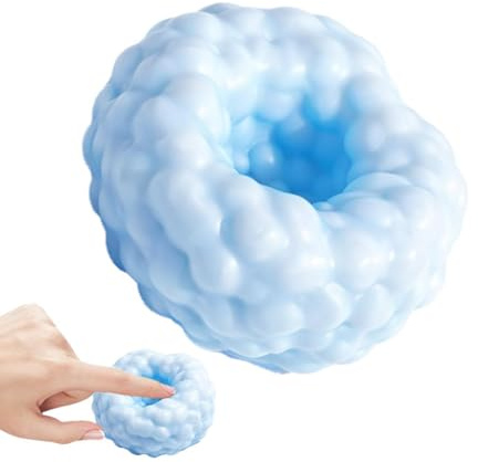 Pallina Antistress Crunchy con Sabbia, Giocattolo Fidget Modellabile e Super Elastico, Squeeze Ball Rilassante per Ansia e ADHD, Gadget Ufficio e Casa, Regalo Divertente per Adulti e Studenti, 7cm