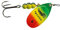 Spinner - Mepps Aglia Tiger grün/gelb/rot Gr.1 - 3,50g