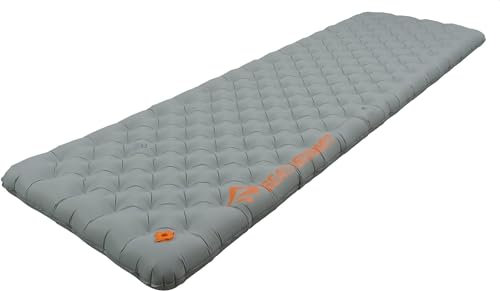 Sea to Summit - Ether Light XT Extreme Insulated Air Isomatte Large - Schlafmatte Für Frauen - Thermolite - 4 Jahreszeiten - Pillow Lock-System - Wandern bei kaltem Wetter - Grey - 690g