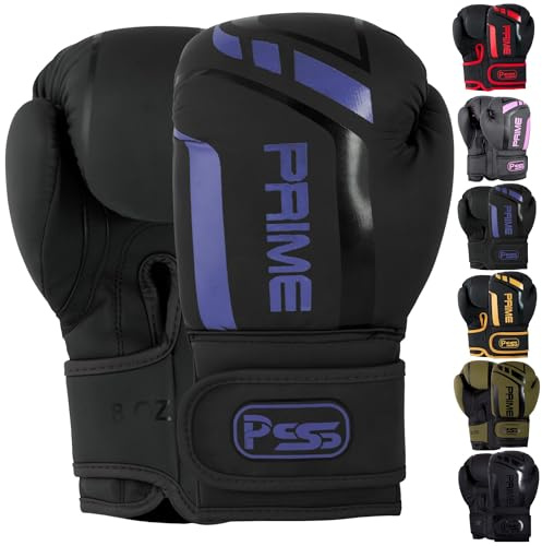 PSS PU Matt Leather Kids Boxing Gloves 4oz, 6oz, 8oz Punching bag MMA Muay Thai for Fighting, Aggressive & Kickboxing junior Sparring junior Training Gloves 1025 (1025 Purple, 4 oz)