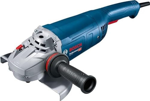 Bosch Professional Winkelschleifer GWS 22-230 P (Leistung 2.200 Watt, inkl. Zweilochschlüssel, Aufnahmeflansch, Spannmutter, Schutzhaube, Zusatzhandgriff)