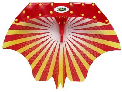 Sunflex® Air Glider Rising Sun | Wurfgleiter mit bis zu 60 Meter Flughöhe | Wurfspiel mit Schnur zum Schleudern & geschicktes Werfen | Luft und Segeln | Flugzeug Spielzeug Outdoor für Kinder