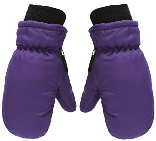 Graisse pour cuir - Coupe-vent - Taille S/M/L - Pour l'hiver - Chauds - Pour le patinage et la neige - Pour enfants de 8 à 10 ans - Bleu foncé