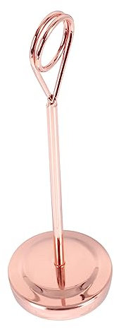 Alipis Portatarjetas de Menú Soporte de Mesa de Acero Inoxidable Suministros para Hoteles Estante para Platos de Restaurante Estante para Fotografías para Banquetes de Bodas