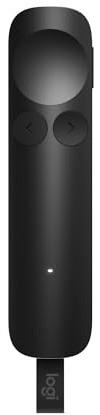 Logitech Spotlight 2, télécommande de présentation (Noir) | Cliqueur sans fil, retour haptique, actions personnalisables, pointeur laser, charge rapide, Bluetooth, USB-C