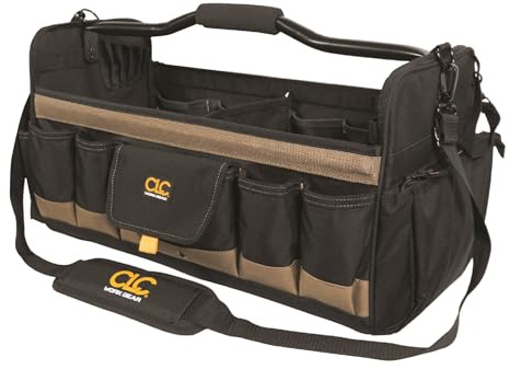 CLC Custom Leathercraft 1579 50 cm, apertura superiore, scatola porta attrezzi con 27 tasche