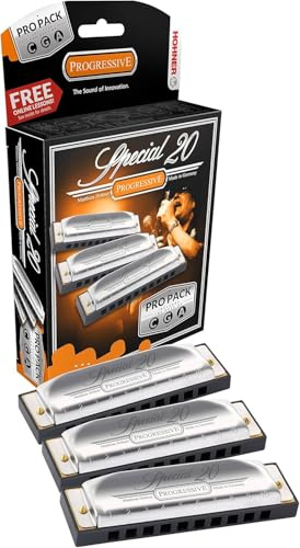 Hohner Special 20 Harmonica 3 piece Pro Pack keys of G,C,A
