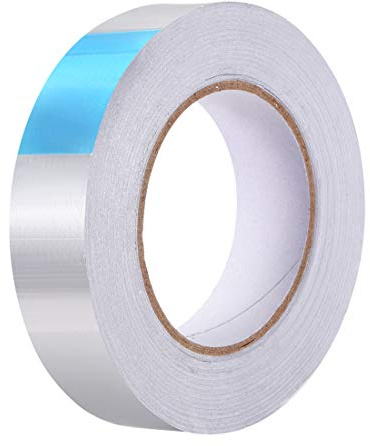 sourcing map Heat Resistant Tape - High Temperature 30mm x 50m(164ft) | Heat Transfer Tape Aluminum Foil Adhesive Tape