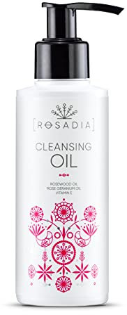 ROSADIA Cleansing Oil Make Up Entferner 150ml - Reinigungsöl Gesicht für sensible Haut - Oil Cleanser Gesicht, Lippen und Augen - Vegan Naturkosmetik