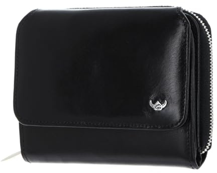 Golden Head Leder Geldbörse Colorado RFID Protect RV-Börse 3316 Schwarz