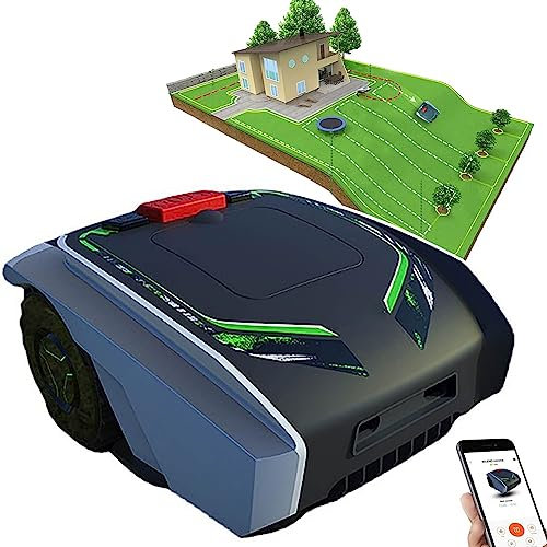 Tosaerba intelligente completamente automatico, per pianificazione del percorso, resistente alle intemperie, dispositivo di protezione di sicurezza, perfetto per il tuo prato o giardino