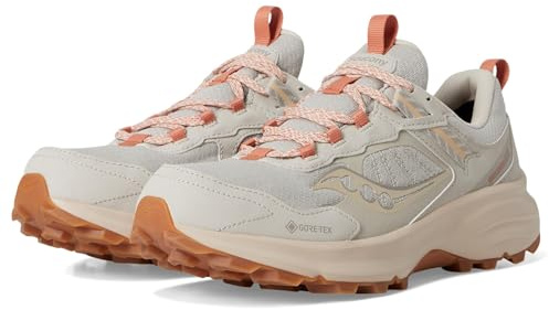 Saucony Women's Excursion Tr17 GTX Sneaker, Oat/Clay, 8.5