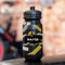 Wanapix | Personalisierte Fahrrad-Trinkflasche | Schwarz | Fahrradflasche mit Ihrem Foto oder Namen | Fassungsvermögen 620 ml | BPA-frei | Fahrrad-Abenteuer + Name