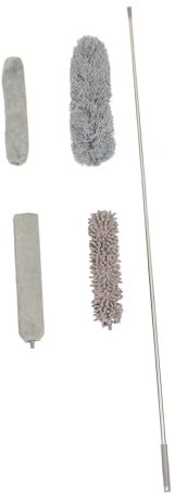 PERSELOSO Ceiling Duster Set Telescopic Dusters Dual-Head Dust Brush for Cars Computers Tvs