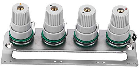 Tensionatore per macchina tagliacuci, Accessorio pinza per macchina da cucire, Pinza fissa in metallo per macchina tagliacuci, Design compatto con superficie liscia per cuciture