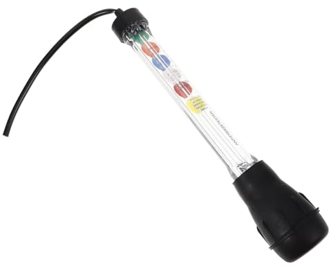 DECORNIJIA Tester Idrometro per Batterie Auto Portatile, Misuratore di Densità Elettrolitica Preciso Ventosa, Strumento Diagnostico per Controllo Rapido Batterie Veicoli, Uso Professionale