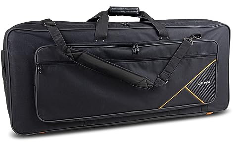 Keyboard Gig-Bag Premium, 102 x 40 x 14 cm, mit Notentasche, schwarz, reiß- und wasserfest