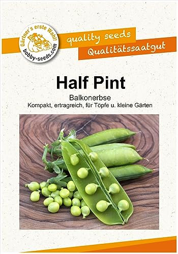 Erbsensamen Half Pint Balkonerbse Portion