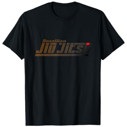 BRASILIAN JIU JITSU T-Shirt Cintura Marrone GI NOGI Grappling Maglietta