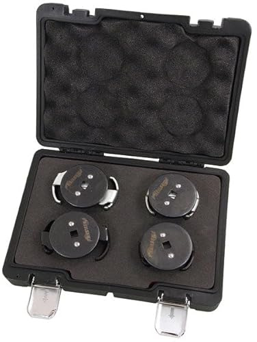 Neilsen CT4625 4pc Adjustable Oil Filter Wrench Set - Versatile Oil Filter Removal Tool Set for Sizes 60mm to 96mm