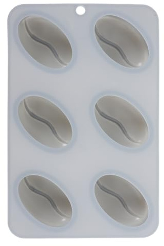LOLIPPYY Moule en silicone pour café, grains de café, mousse, dessert, moule à chocolat, moule à bonbons, moule pour gâteau, fondant, bricolage, fabrication de savon, sans BPA, convient à un usage