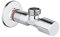 GROHE Angle Valves Neutral Handle Angle Valve 1/2 Chrome 22043000