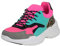 Fitters Footwear That Fits Damen Sneaker Madeleine Lederimitat Moderner Sneaker mit Leo-Print Übergröße (44 EU, pink)