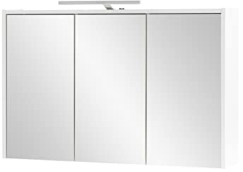 Schildmeyer Flag Spiegelschrank 149505, Holzwerkstoff, weiß, 93,5 cm