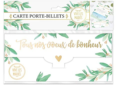 STC Carte Porte-Billets pour Mariage, 21