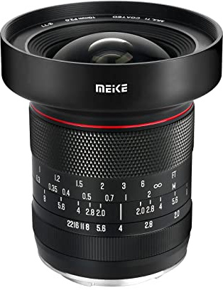 Meike 10mm F2.0 Large Aperture Wide Angle Lens Manual Focus APS-C Lens Compatible With Fujifilm X mount Mirrorless Cameras X-Pro2 X-E3 X-T1 X-T2 X-T3 X-T4 X-T10 X-T20 X-A2 X-E2 X-T100 X-T200 X-E1