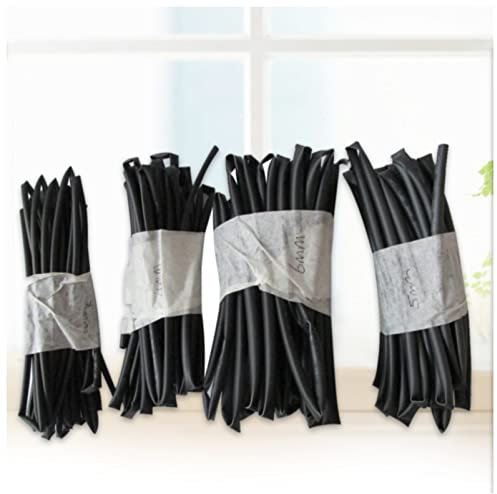 Tubo termoretraibile, utensili for elettricisti, Guaina termoretraibile 4 pezzi/set Poliolefina 3mm 4mm 5mm 6mm Diametro filo avvolgente Guaina isolata Tubo termorestringente Apparecchiature elettrich