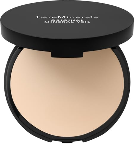 bareMinerals ORIGINAL Mineral Veil Pressed Setting Powder - Talc-Free, Weightless Blurring & Matte Finishing Powder, Pore Minimiser, Extends Makeup Wear, Vegan