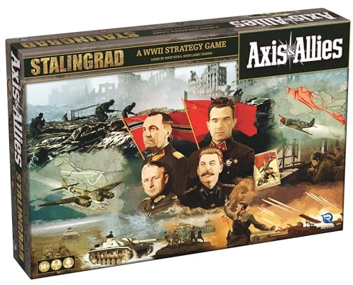 Renegade Game Studios Axis & Allies: Stalingrad – WWII Strategy Board Game, 2-Player Tactical Warfare, 150+ Miniatures, Two Historic Scenarios, Ages 14+