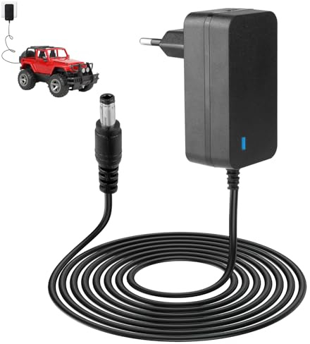 Cargador de 12V para Coche Electrico Niño, Cargador 12V 1A Universal para Vehículos Eléctricos Juguetes Motocicletas SUV y ATV Quad Eléctrica en Automóvil Adaptador de Corriente Enchufe Cuadrado