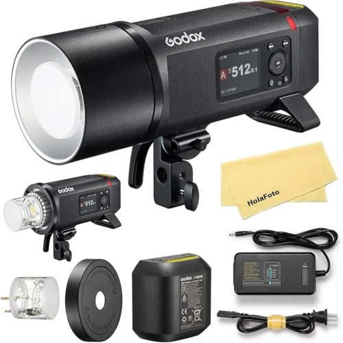 GODOX AD800 Pro AD800Pro 800Ws Flash de Studio Portable,2.4G TTL 1/8000 HSS,Temps de Recyclage de 0,01-1,5s,300 éclairs à Pleine Puissance,avec Canon,Sony,Nikon,Fujifilm,Olympus,Panasonic,Pentax,Leica