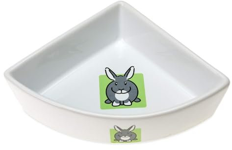Karlie Keramik Ecknapf mit Motiv 250 ml für Hasen