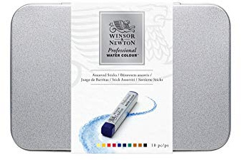 Winsor & Newton Water Colour Professional Water - Set de 10 barras de acuarela profesional