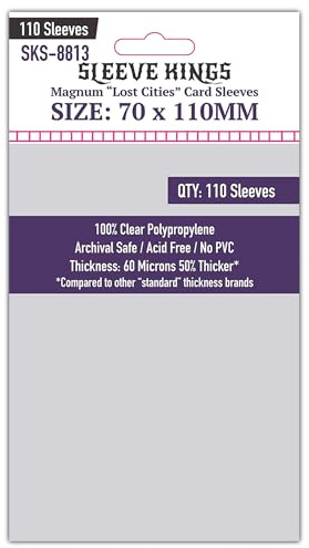 110 X Magnum Lost Cities Card Sleeves 70mm X 110mm