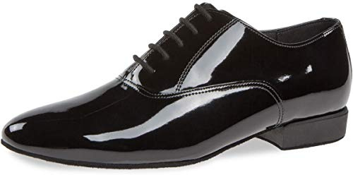Diamant Hommes Chaussures de Danse 180-075-038 - Vernis Noir - 2 cm Standard [UK 9]