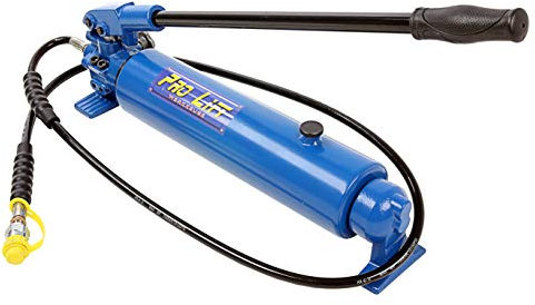 Pro-Lift-Werkzeuge Hydraulikpumpe 2-stufig Handbedienung Ölvolumen: 2300 cm³ hydraulische Handpumpe 700 bar Arbeitsdruck, Ölmenge: 2,3l, hydraulic pump